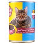 بس مكس طعام رطب للقطط تونة ومكريل 400 ج