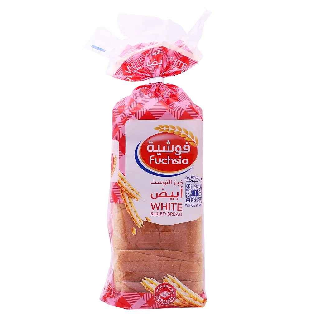 6281100171683_1 فوشية خبز التوست ابيض بحواف مربعه 570 ج - الصورة 1