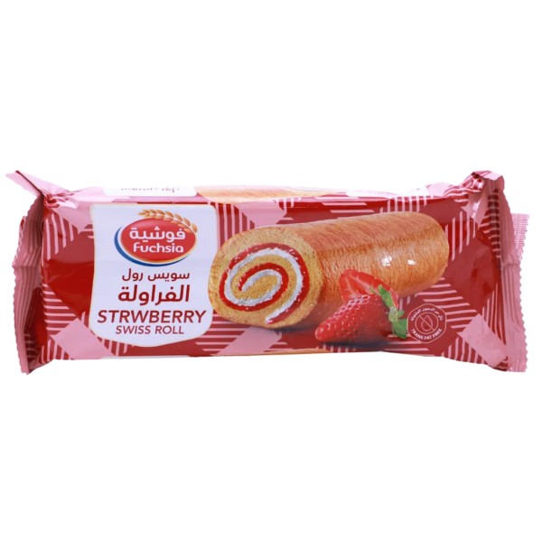 فوشية سويس رول بالفراولة 60 ج