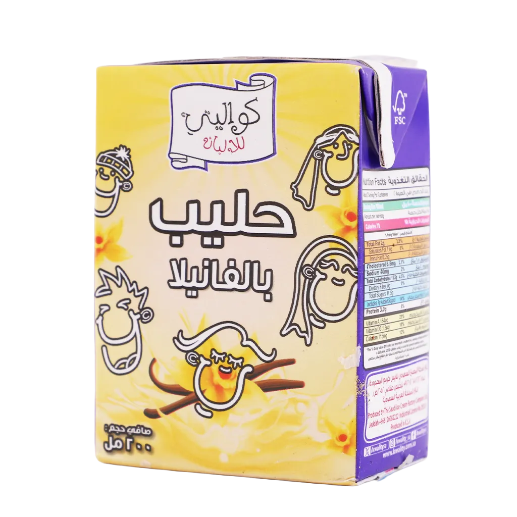 6281100776680_1 كواليتي حليب بالفانيليا 200 مل - الصورة 1