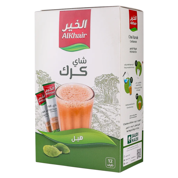 الخير شاي كرك بالهيل 12 ظرف