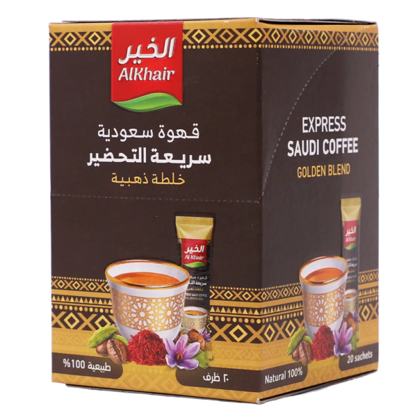 الخير قهوة سعودية خلطة ذهبية 20 ظرف