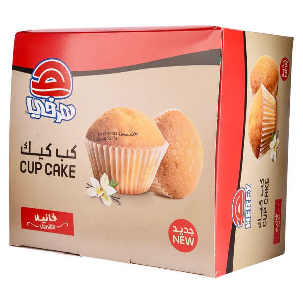 هرفي كب كيك فانيليا 12 حبة
