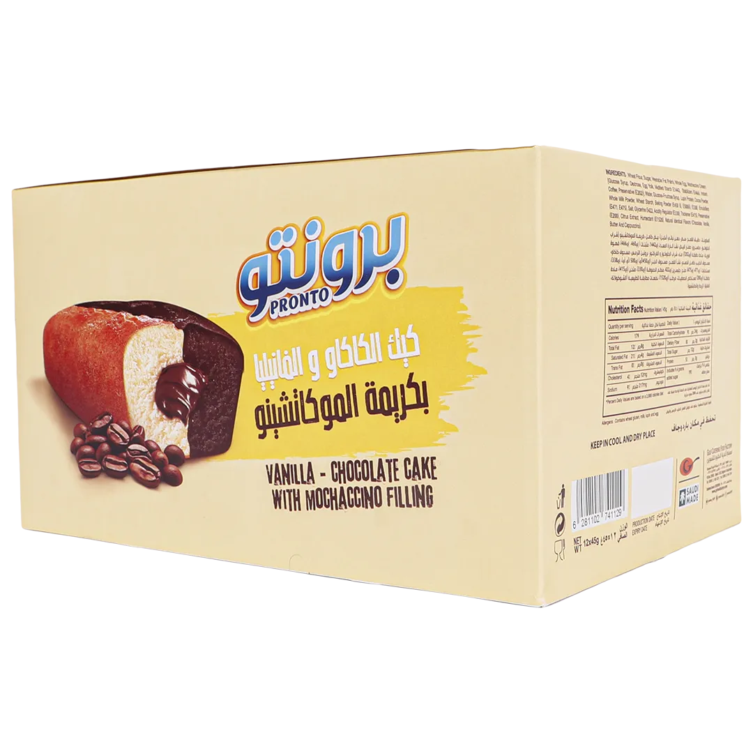 6281102741129_1 برونتو كيك موكاتشينو 12 حبة - الصورة 1
