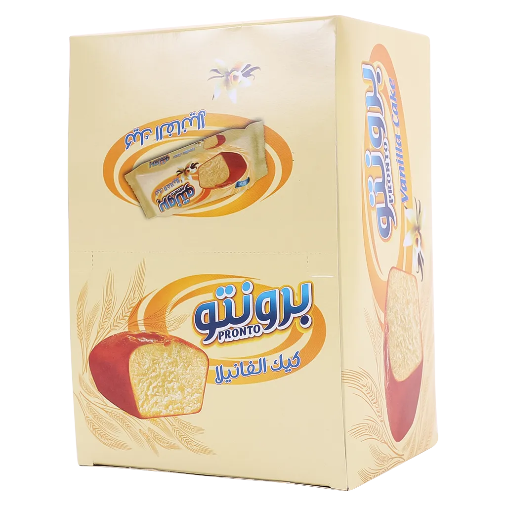 6281102741525_1 برونتو كيك بالفانيلا 12 حبة - الصورة 1