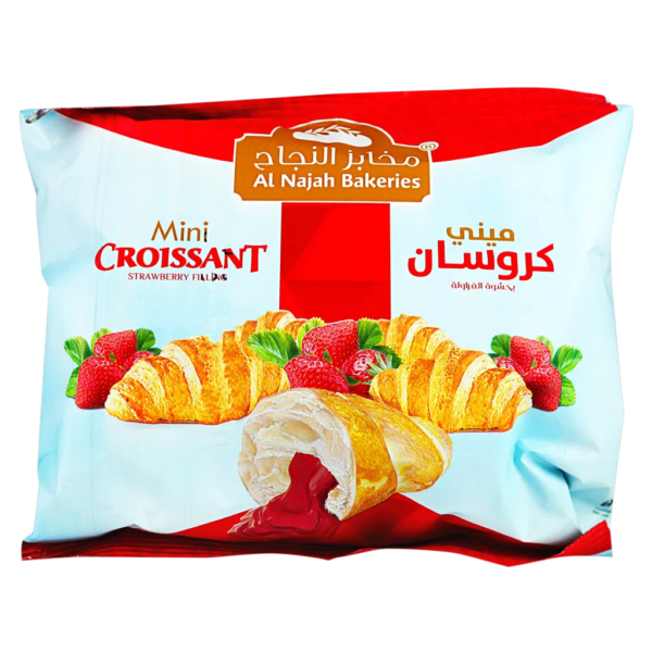 النجاح ميني كرواسان بالفراولة 6 حبات