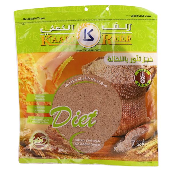 ريف كعكي خبز تنور بالنخالة 7 حبات