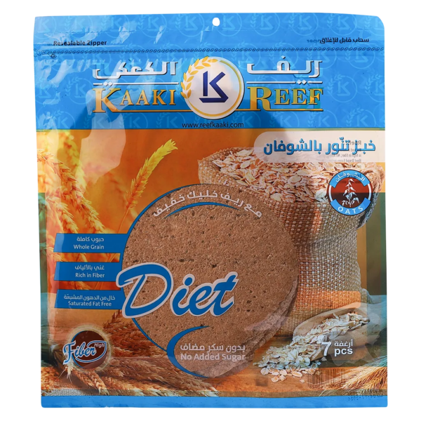 ريف كعكي خبز تنور بالشوفان 7 حبات