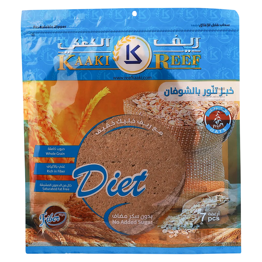 6287000740028_1 ريف كعكي خبز تنور بالشوفان 7 حبات - الصورة 1