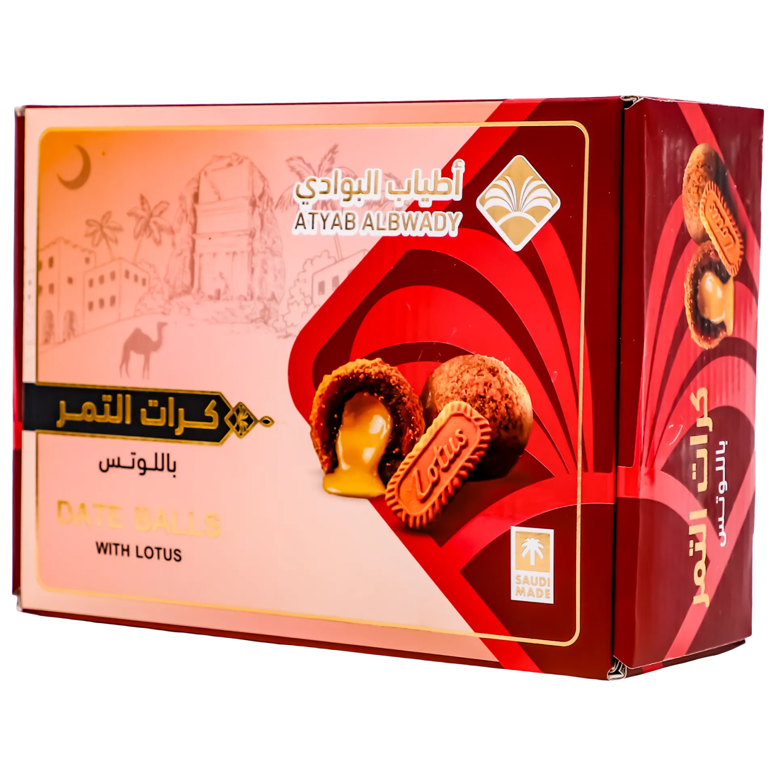 6287004382620_1 أطياب البوادي كرات التمر باللوتس 500 ج - الصورة 1