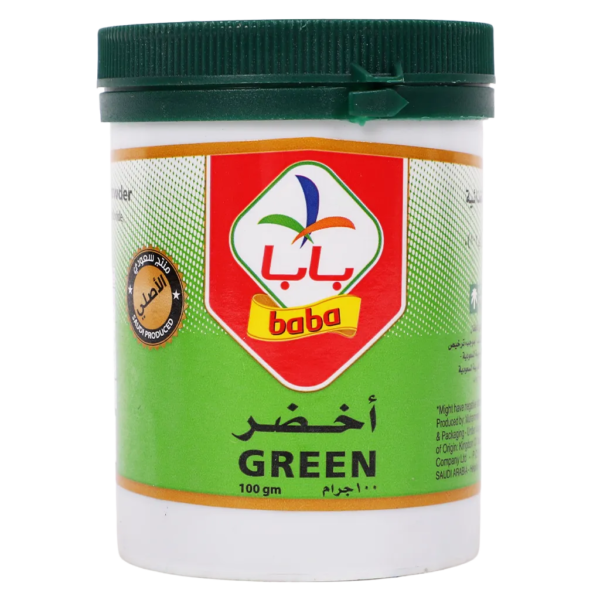 بابا ملون طعام أخضر 100 ج