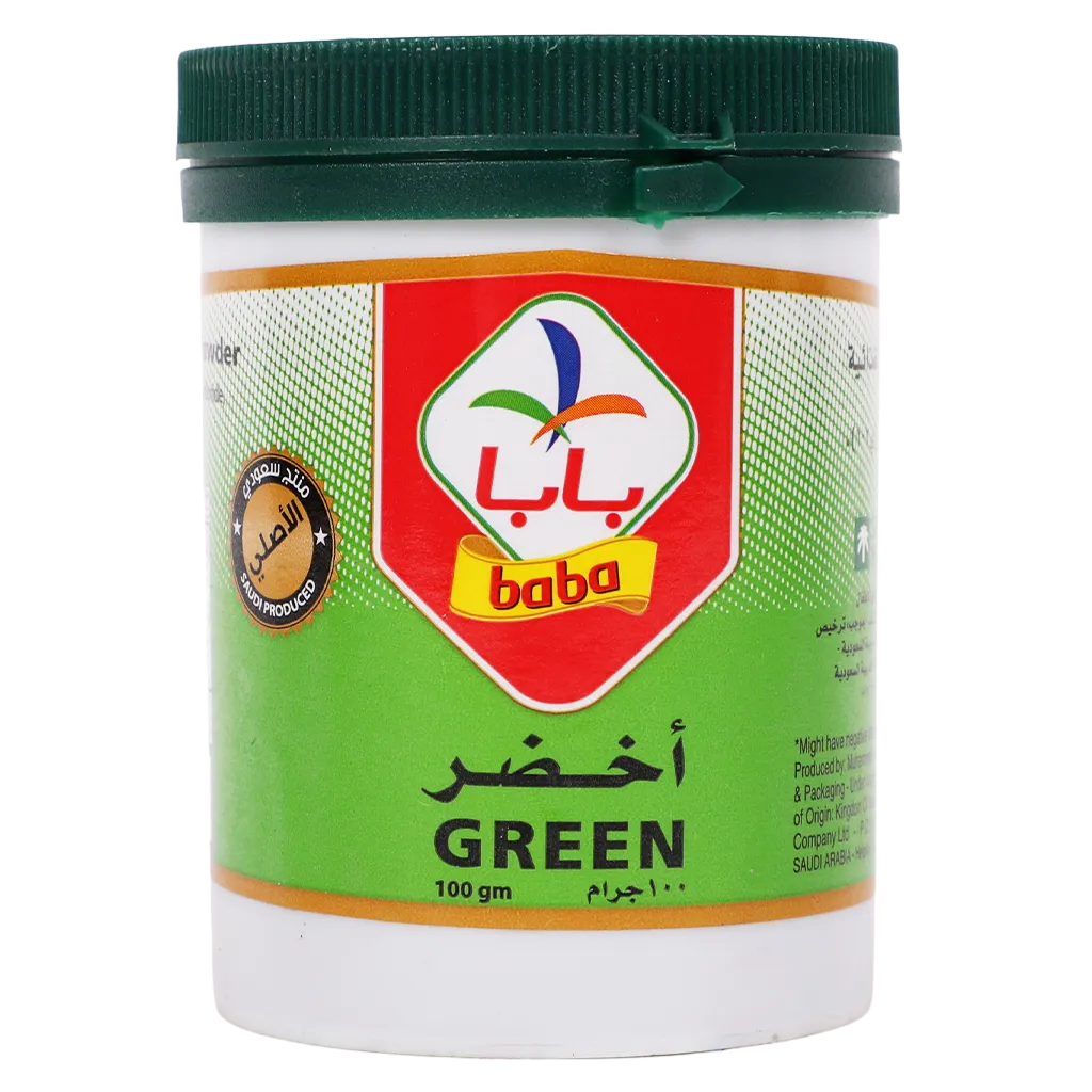 6287005650049_1 بابا ملون طعام أخضر 100 ج - الصورة 1