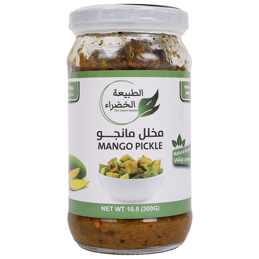 6287017300765_1 الطبيعة الخضراء مخلل مانجو امبا 300 ج - الصورة 1