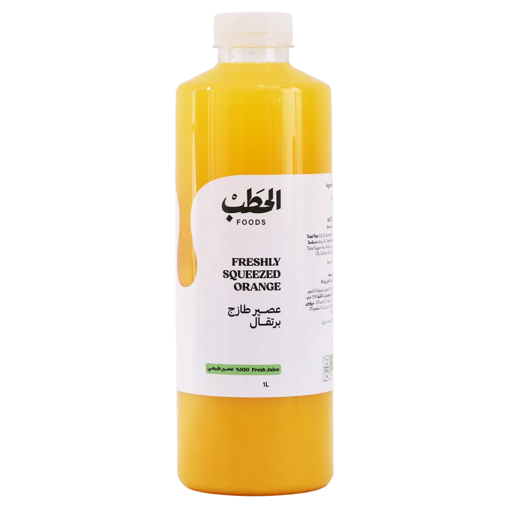 6287043721787_1 الحطب عصير طازج برتقال كبس 1 لتر - الصورة 1