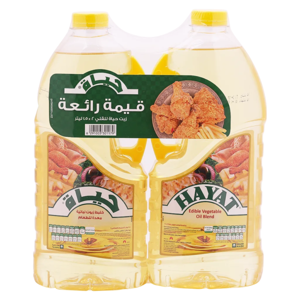 حياة زيت خليط مجموعة 2 حبة 1.5 لتر