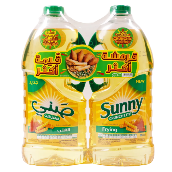 صني زيت نباتي مخلوط للقلي 2 حبة 1.5 لتر