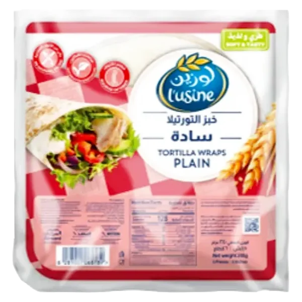 لوزين خبز التورتيلا ابيض ٢٤٠ جم 6 حبات