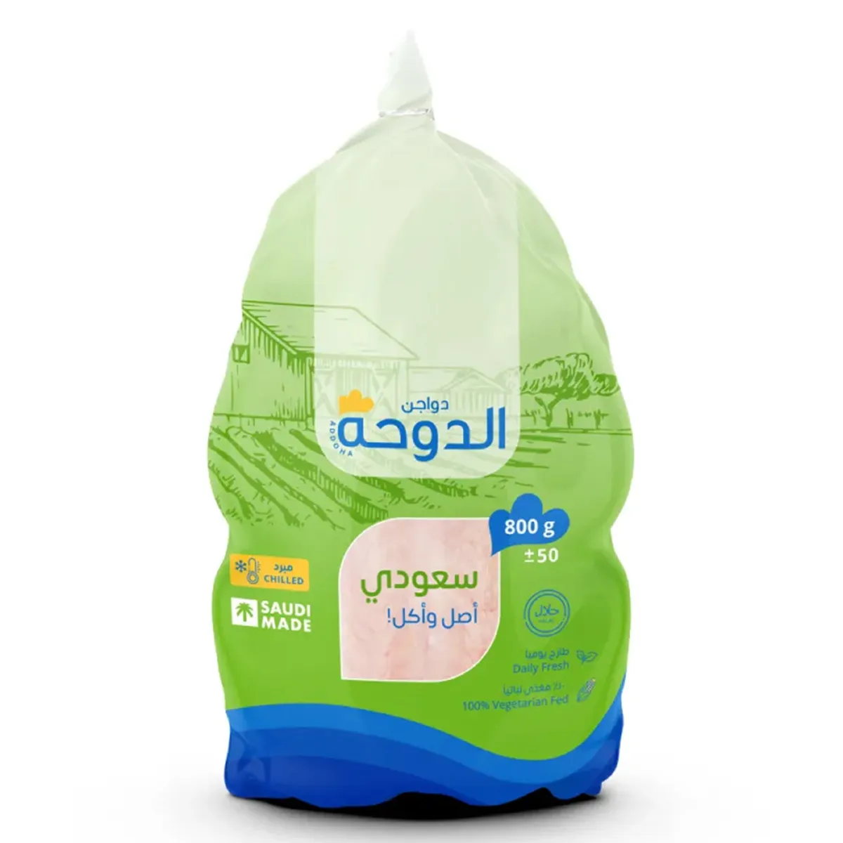 64c571a3-6e9f-4b43-94f0-c1fb75415136 الدوحة دجاج كامل طازج 800 ج - الصورة 1