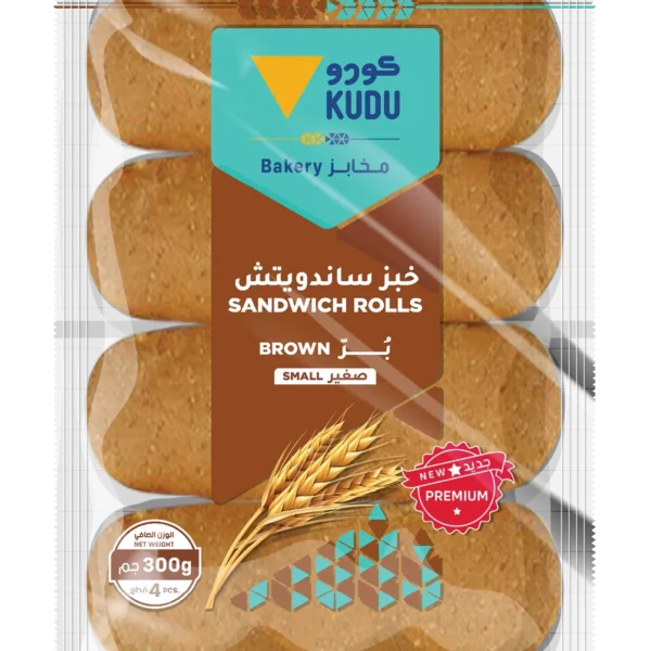 كودو خبز ساندوتش بني 4 حبات 300 ج