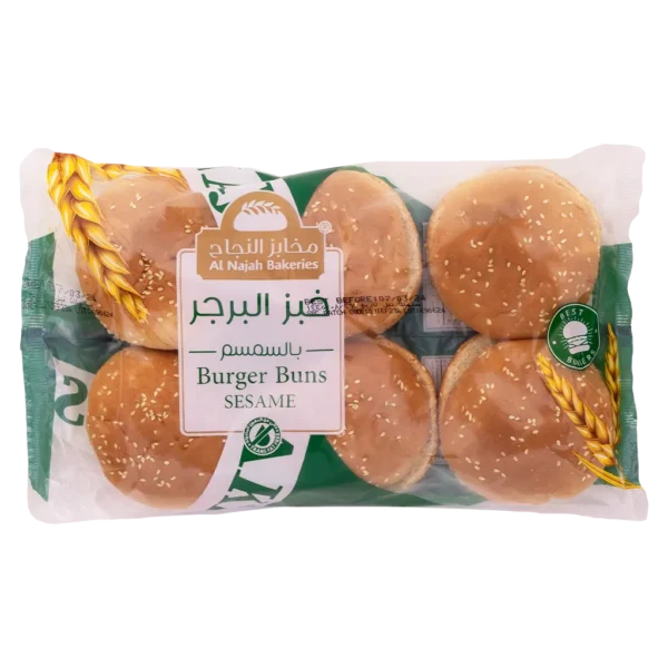 النجاح خبز برجر بالسمسم 6 قطع