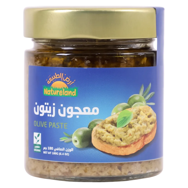 أرض الطبيعة معجون زيتون أخضر عضوي 180 ج