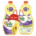 عافيه بلس خليط زيت الذره ودوار الشمس لتعزيز المناعه 2 حبة 1.5 لتر