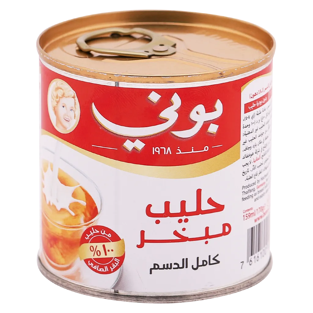 7616100108213_1 بوني حليب مبخر كامل الدسم 170 ج - الصورة 1