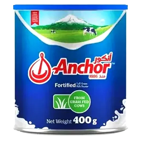 أنكور حليب بودرة كامل الدسم علبة 400 ج