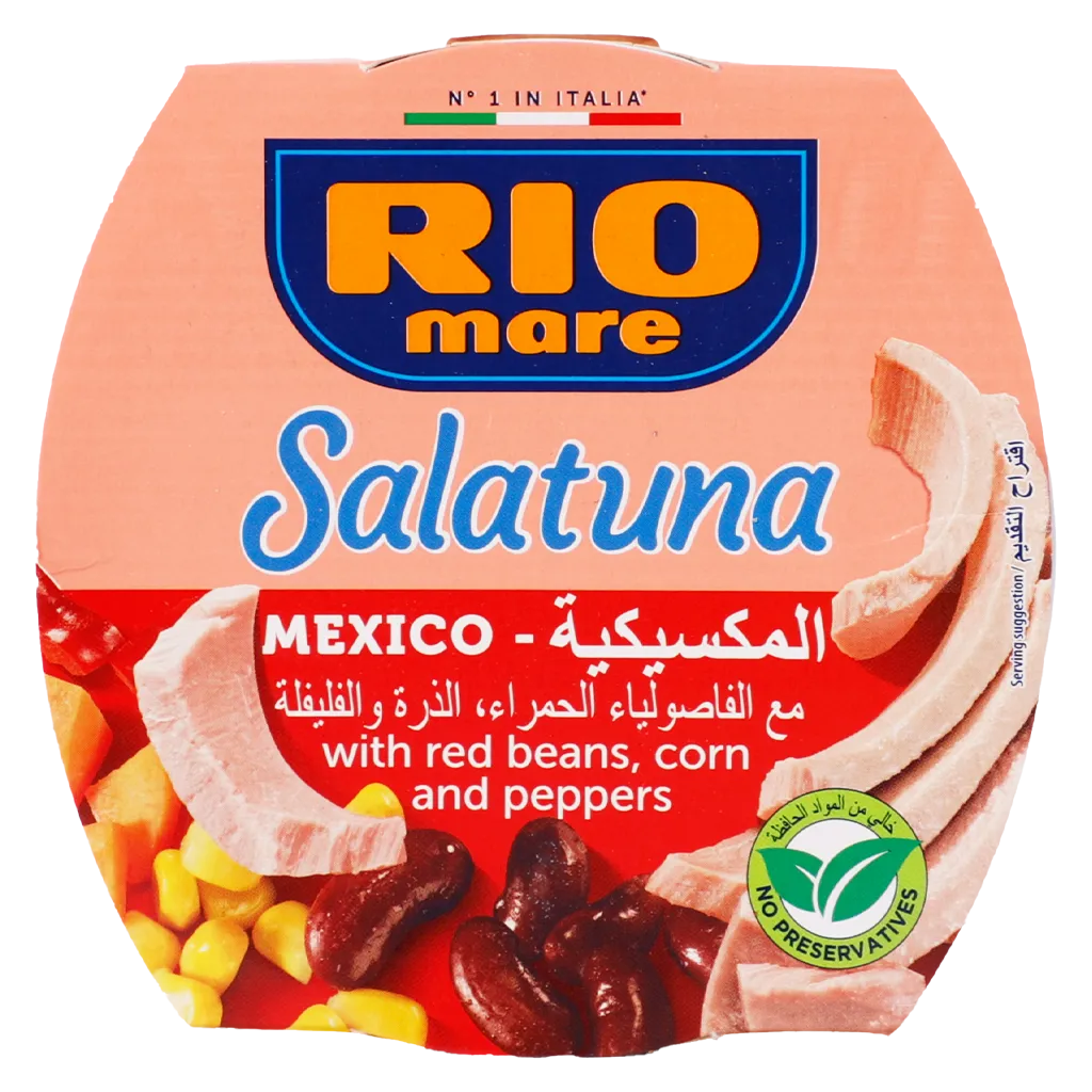 8004030026018_1 ريو ماري سلطة الخضار مع التونة الخلطة المكسيكية 160ج - الصورة 1