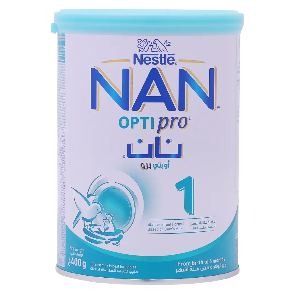 8445290876591_1 نان اوبتي برو حليب المرحلة 1 400 ج - الصورة 1