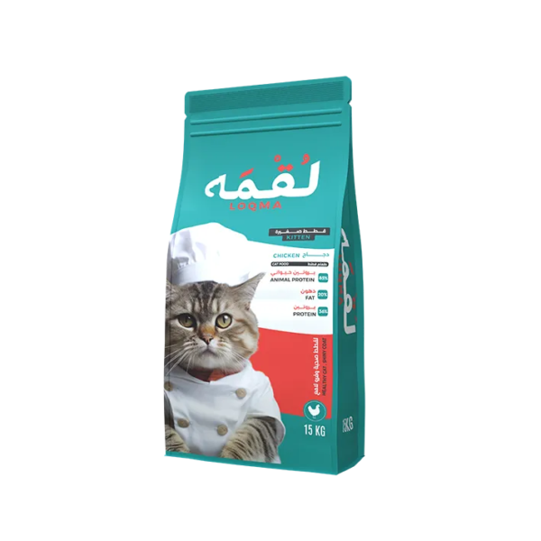 لقمه طعام جاف للقطط الصغيرة 15 كيلو