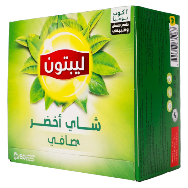 ليبتون شاي أخضر نقي 50 ظرف
