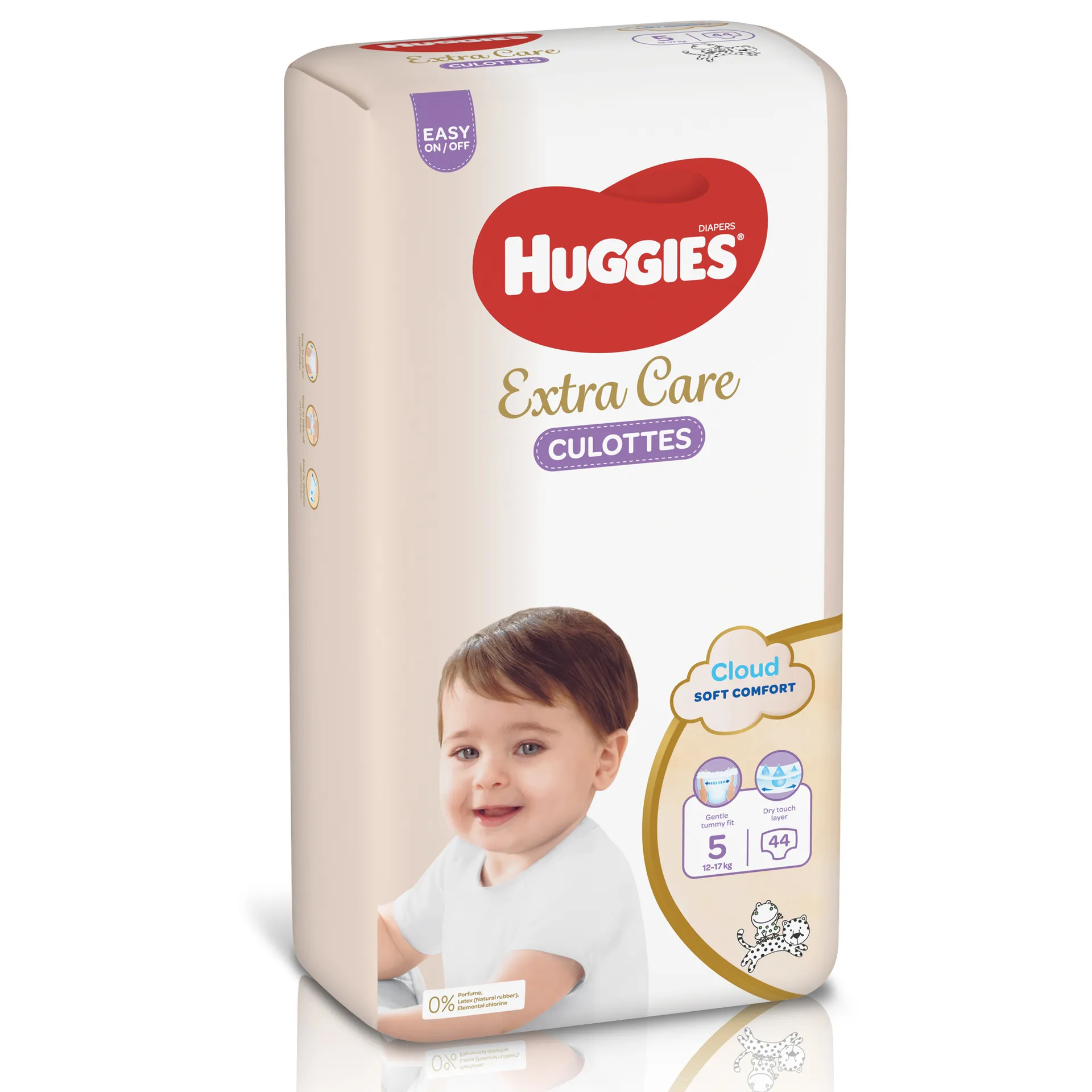87a48549-853c-4c45-a2df-73370f2aa184 هجيز كلوتات العناية الفائقة مقاس 5 وزن 17 كجم عبوة جامبو تحتوي على 44 حفاضة - الصورة 1