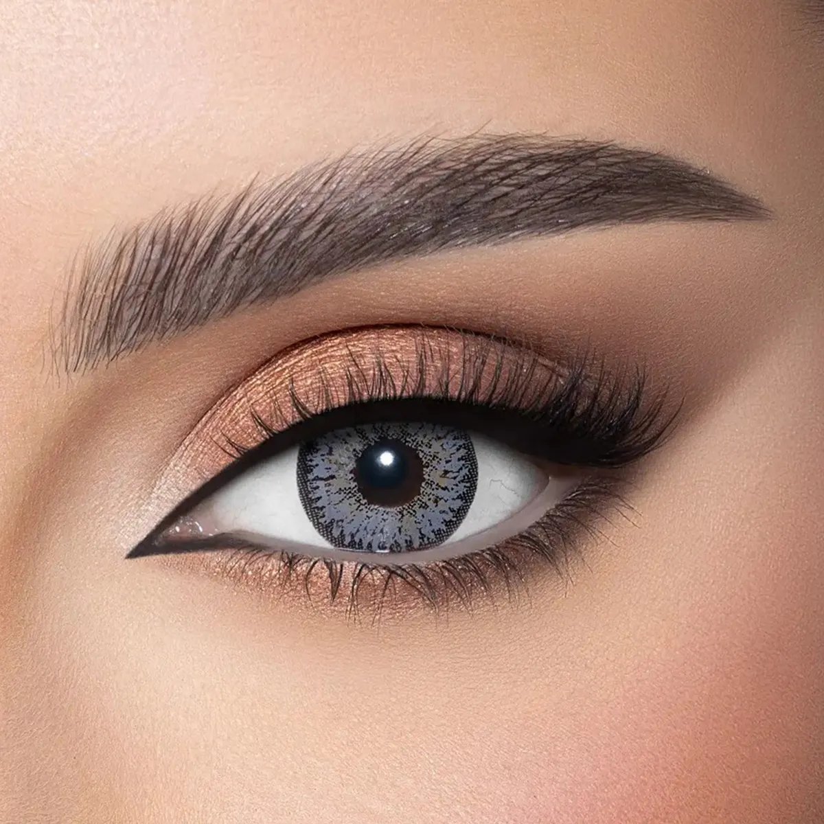 8809951627364___PY1 ذهب عدسات يومية صابرين جراى - الصورة 1