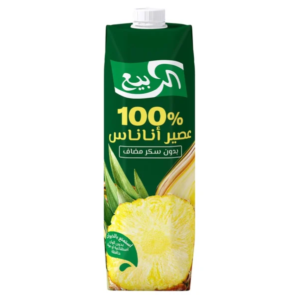 الربيع عصير أناناس 1 لتر