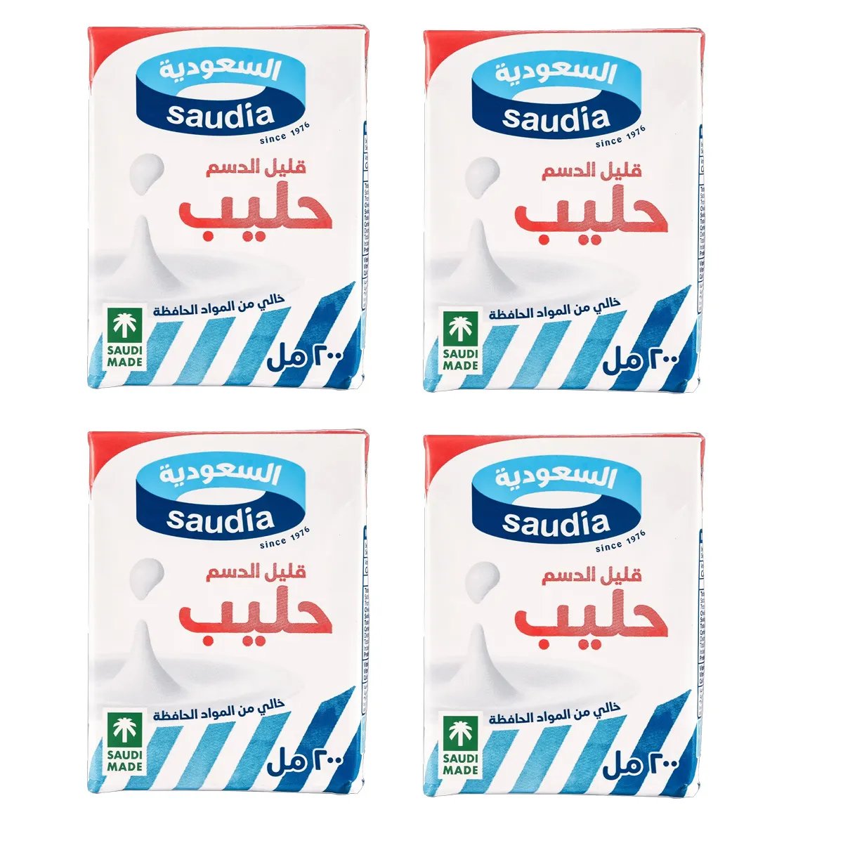 9003e60c-a007-43d5-a86a-645b3336f5ef_2311 السعودية حليب قليل الدسم 4 حبة 200 مل - الصورة 1