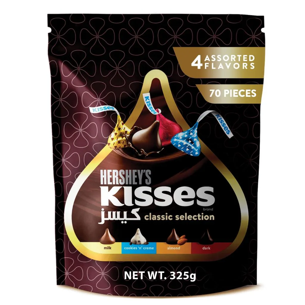 91034994-3c58-47d1-8f75-5271a57b0142 هيرشي كيسيز كلاسيك 4 نكهات متنوعة 70 حبة 325 ج - الصورة 1