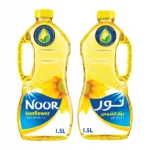 نور زيت دوار الشمس مجموعة 2 حبة 1.5 لتر
