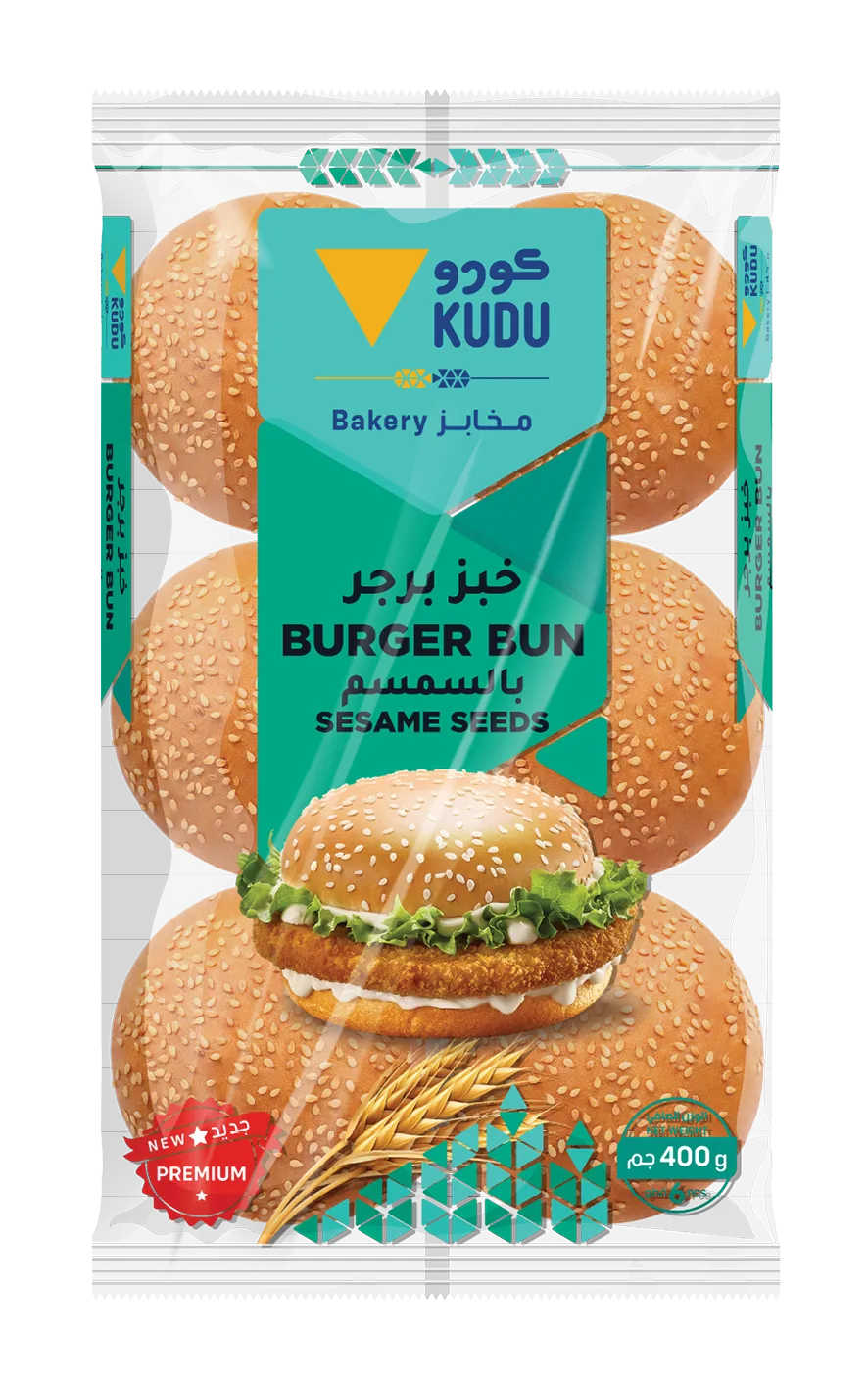 945ca662-2298-4b9e-92ff-551596a49987 كودو خبز برجر بالسمسم 6 حبات 420 ج - الصورة 1