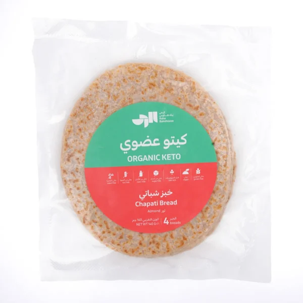 الرحى بيك هاوس خبز كيتو شباتي عضوي 4 قطع 140 ج