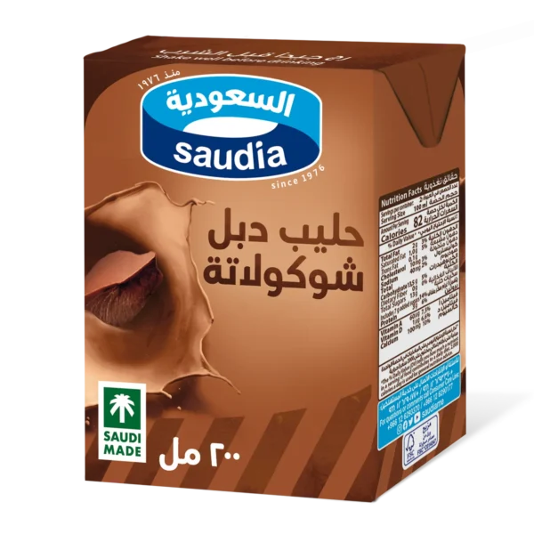 السعودية حليب دبل شوكولاتة 200 مل