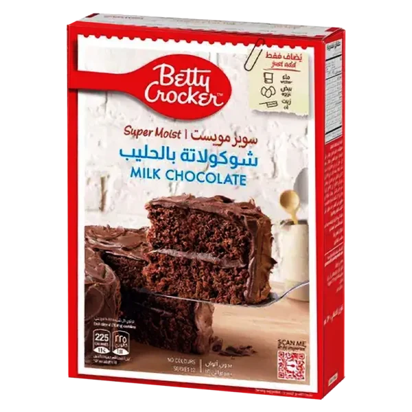 بيتي كروكر خليط كيك الشوكولاته بالحليب 430 ج