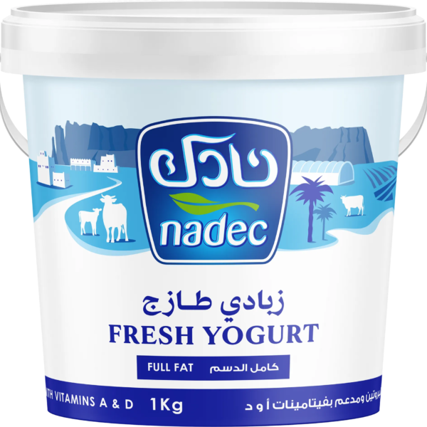 نادك زبادي كامل الدسم 1 كج