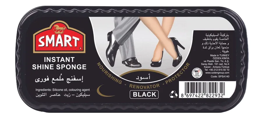 a453bc52-6a95-47a8-944f-ed08ba861731 سمارت اسفنج ملمع الاحذية لون اسود - الصورة 1