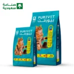 بيورفيت طعام جاف للقطط البالغه بالدجاج والبطاطس3 كجم ومجانا 1 كج