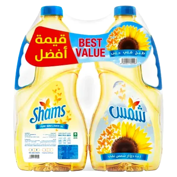 شمس زيت دوار الشمس 2 حبة 1.5 لتر