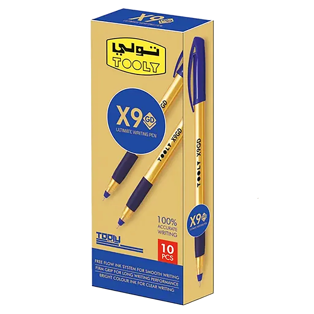 b866562e-b55a-4bf5-a016-b3f6cc808e42 تولي أقلام حبر ازرق 10 حبة - الصورة 1