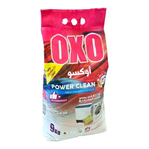 اوكسو مسحوق غسيل للملابس البيضاء والملونه 9 كج