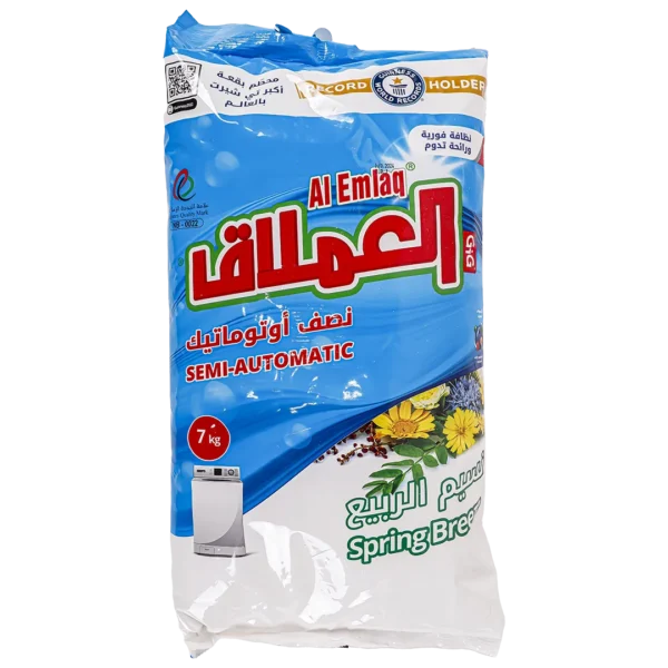 العملاق مسحوق غسيل نصف اوتوماتك نسيم الربيع 7كج