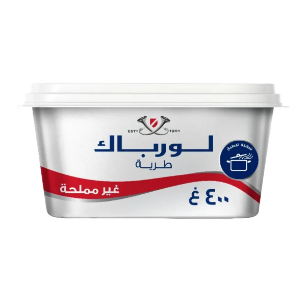 لورباك زبدة طرية غير مملحة 400غ